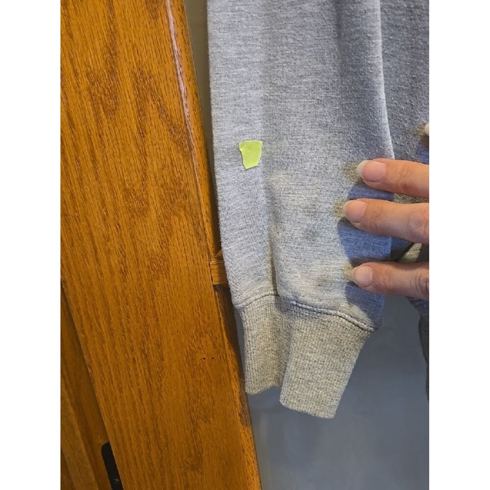 Buffalo David Bitton Light Heather Gray Hoodie Large As Is - Picture 4 of 12